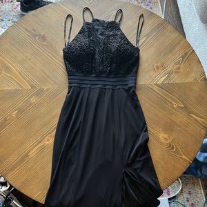 Long black formal dress